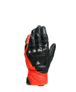 Guantes Dainese 4-Stroke 2 Negro/Rojo Fluorescente - Grande