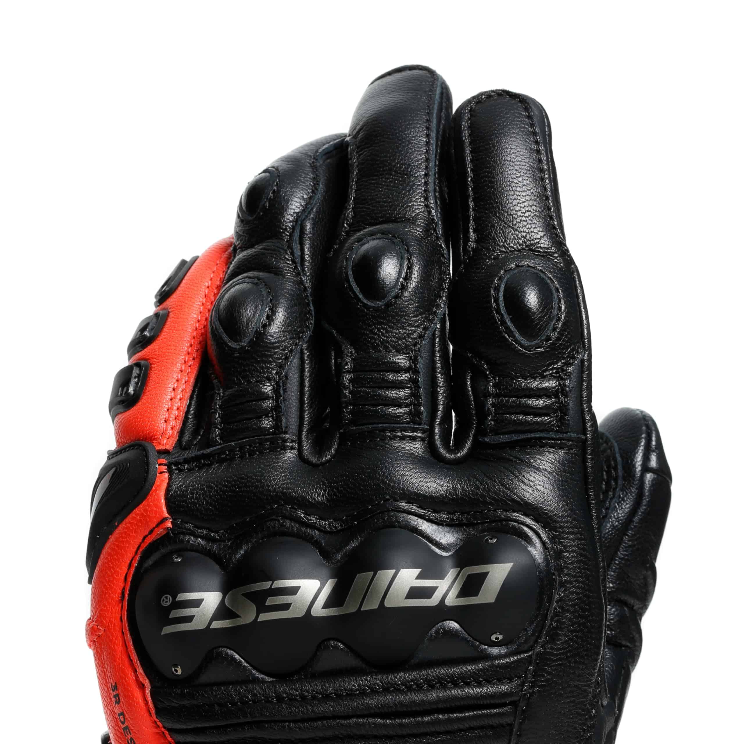 Guantes Dainese 4-Stroke 2 Negro/Rojo Fluorescente - Grande - Imagen 7