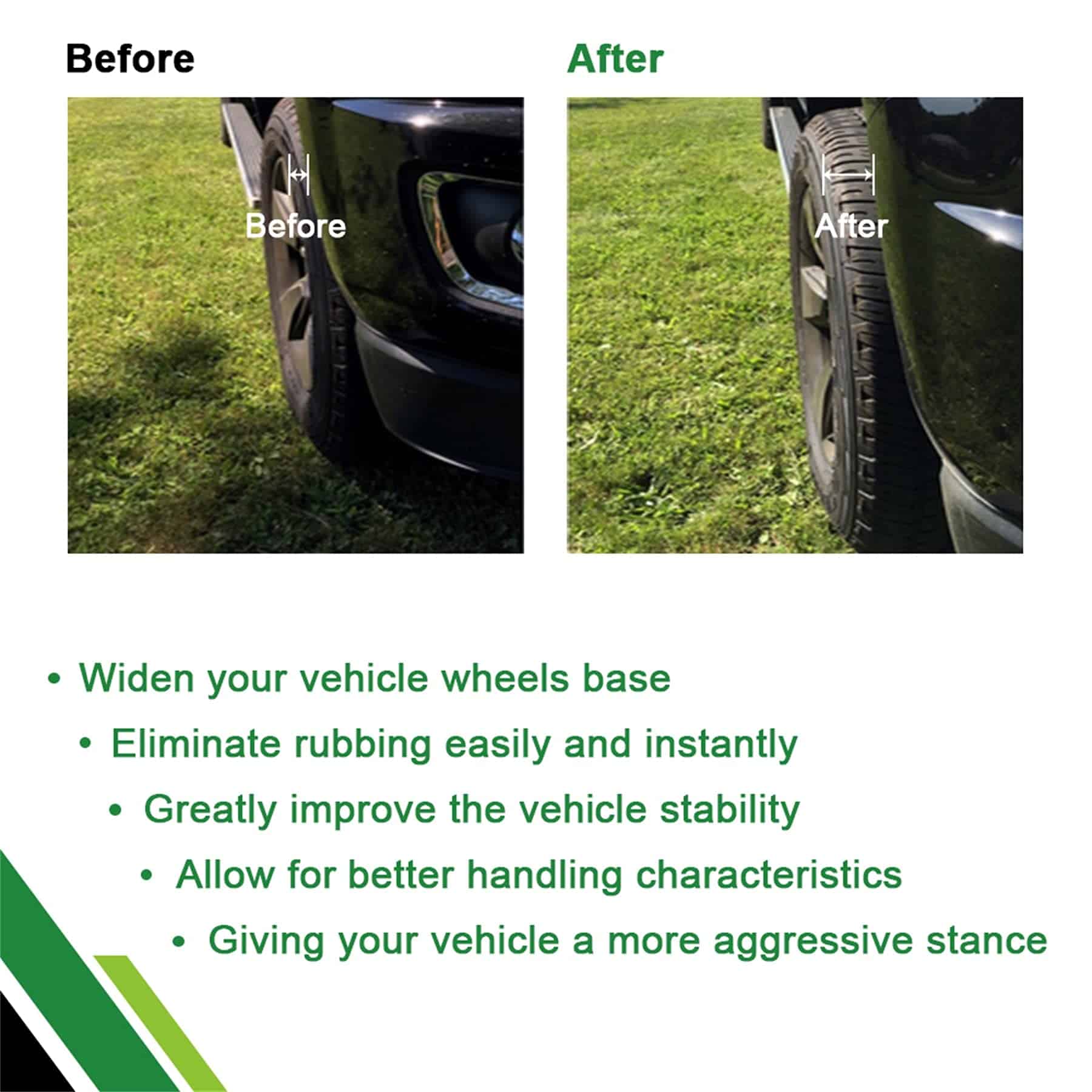 SCITOO 4X Separadores de Rueda de 1.5 pulgadas 4 Pernos - Imagen 8