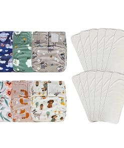 Pañales de tela reutilizables para recién nacidos KaWaii