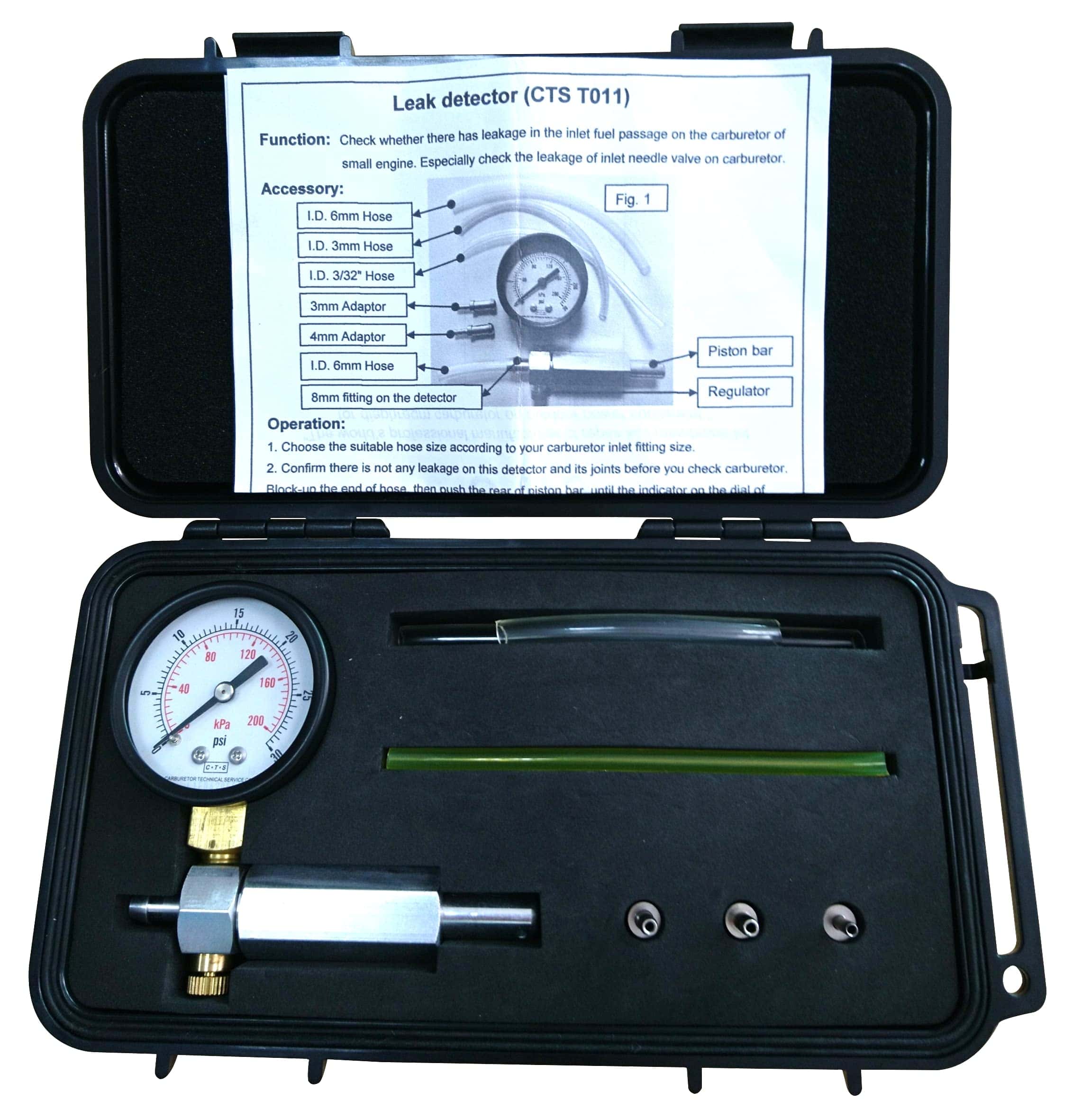 Detector de Fugas de Carburador CéTéS con Manómetro de - Imagen 3