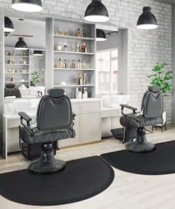 Tapete de Silla para Barbería o Salón de Belleza - Media