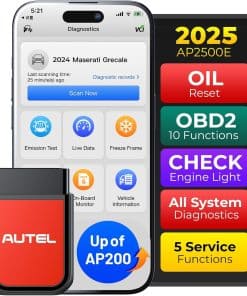 Autel AP2500/AP2500E Escáner OBD2 Bluetooth Lector de