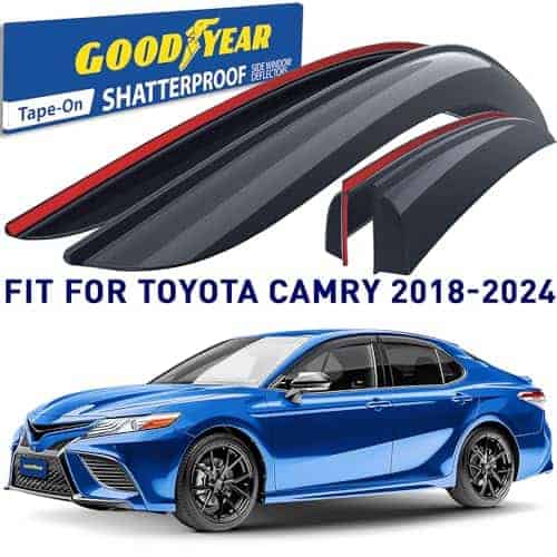 Deflectores de ventana lateral irrompibles Goodyear para - Imagen 3