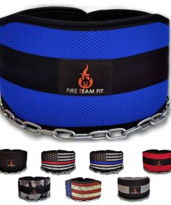 Cinturón de peso Fire Team Fit con cadena, -Azul