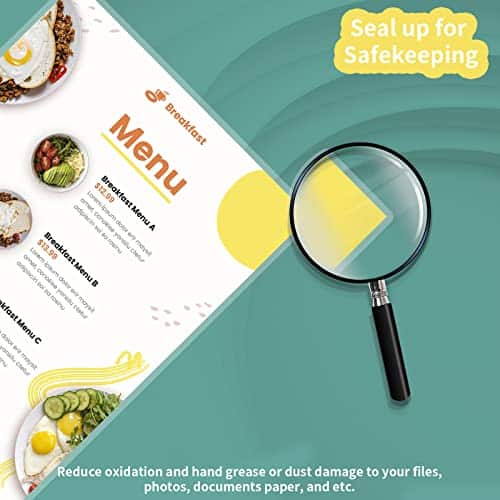 PAPRMA 100 Papeles Laminados Térmicos de 5 mil, 9� x 11.5�, - Imagen 4