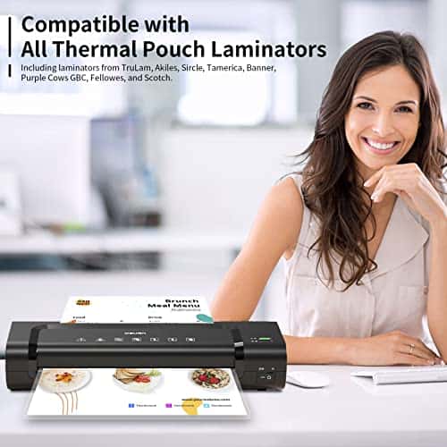 PAPRMA 100 Papeles Laminados Térmicos de 5 mil, 9� x 11.5�, - Imagen 6