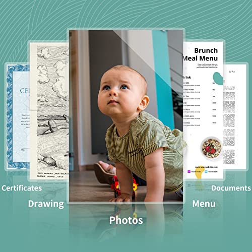 PAPRMA 100 Papeles Laminados Térmicos de 5 mil, 9� x 11.5�, - Imagen 7