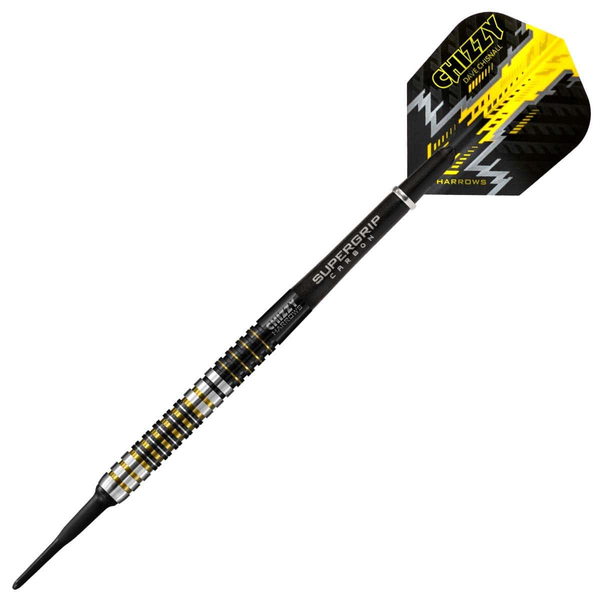Dardos de Punta Blanda Harrows Dave Chisnall de Tungsteno - Imagen 5