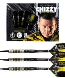 Dardos de Punta Blanda Dave Chisnall de 90% de Tungsteno