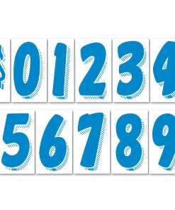 Calcomanías de vinilo EZ Line para autos parabrisas Números