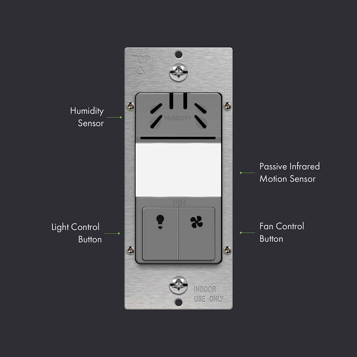 Interruptor de sensor de humedad TOPGREENER, interruptor de - Imagen 3