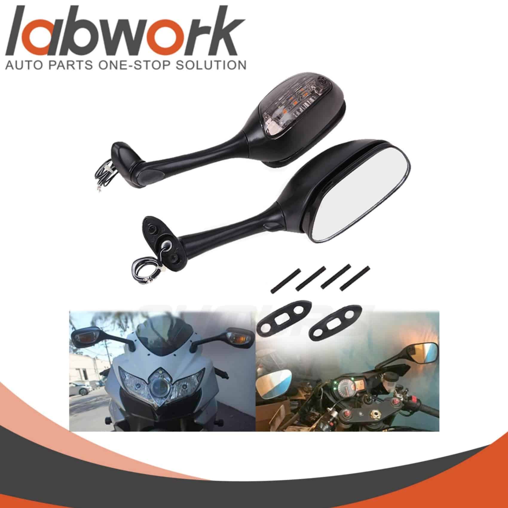 Espejos Negros con Indicadores de Dirección Ahumados - Imagen 3