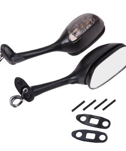 Espejos Negros con Indicadores de Dirección Ahumados