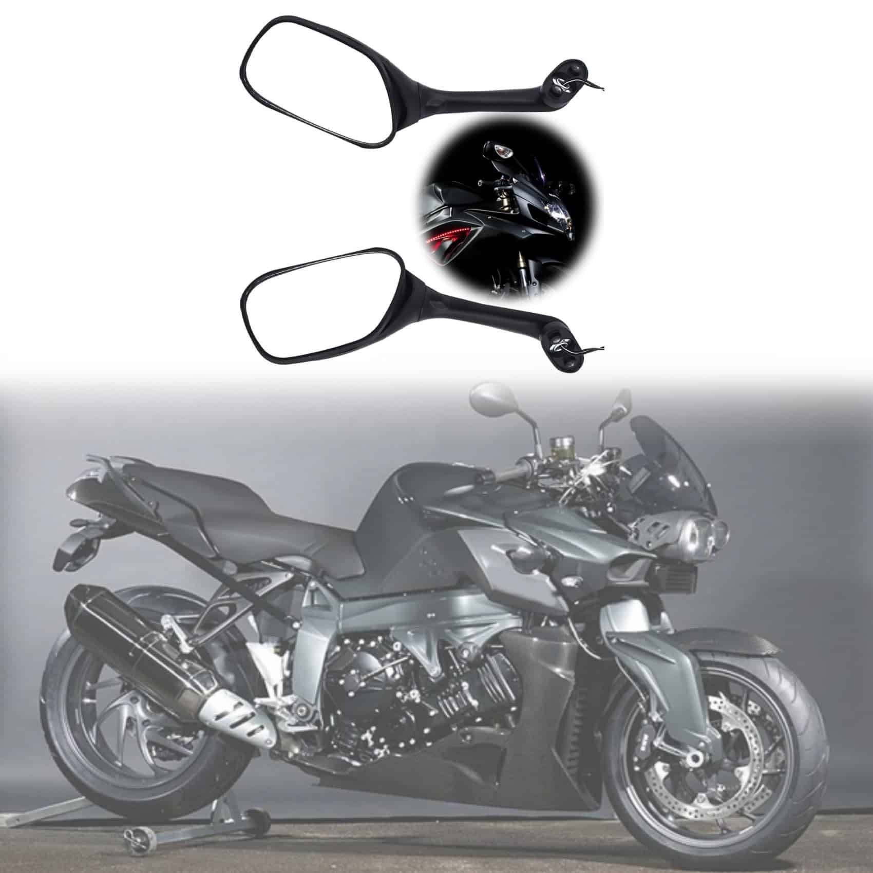 Espejos Negros con Indicadores de Dirección Ahumados - Imagen 8