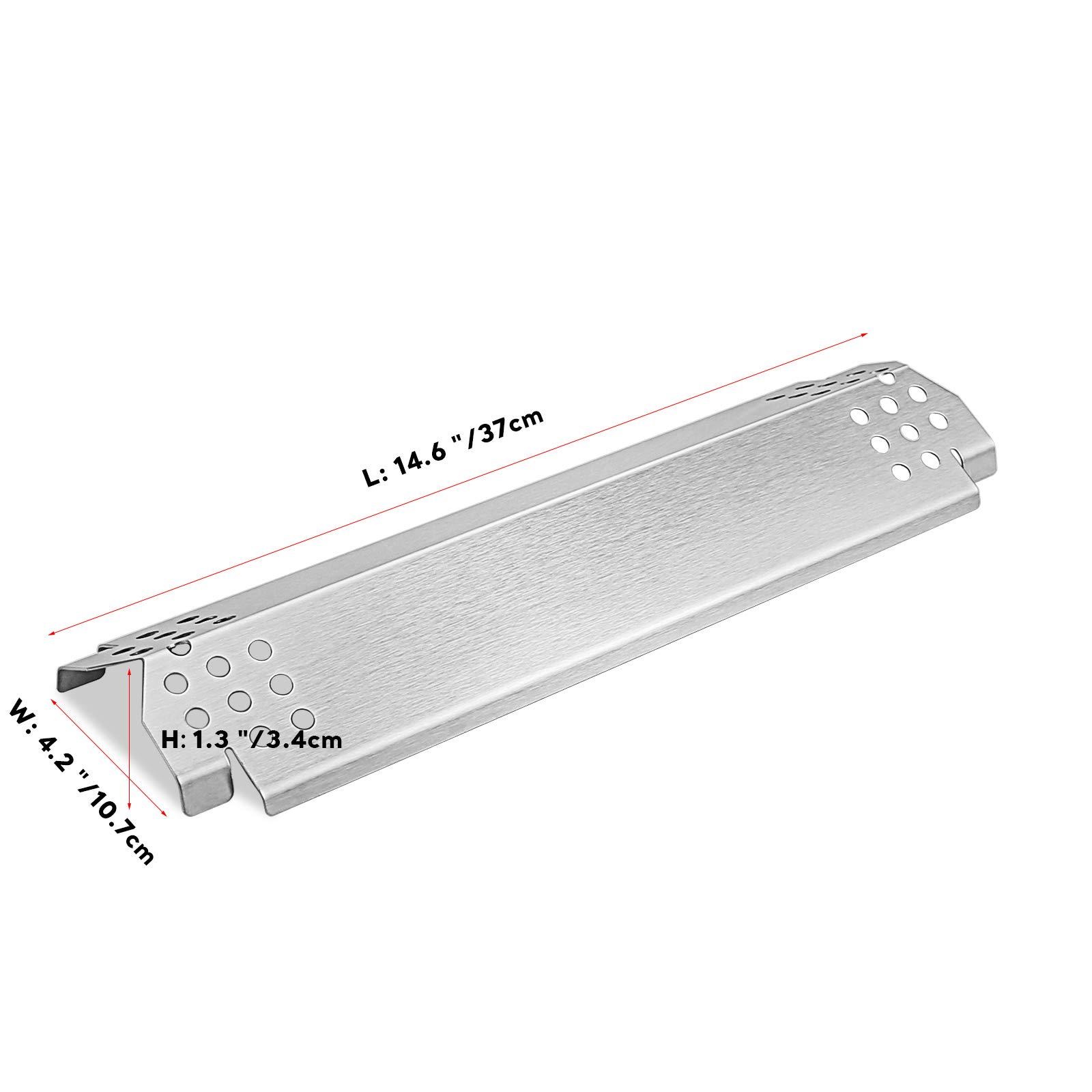 Uniflasy Grill Parts Heat Plates Shield Tent para Nexgrill - Imagen 3