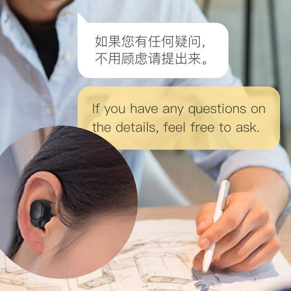 Audífono Bluetooth 5.0 PUSOKEI, Dispositivo Traductor de - Imagen 5