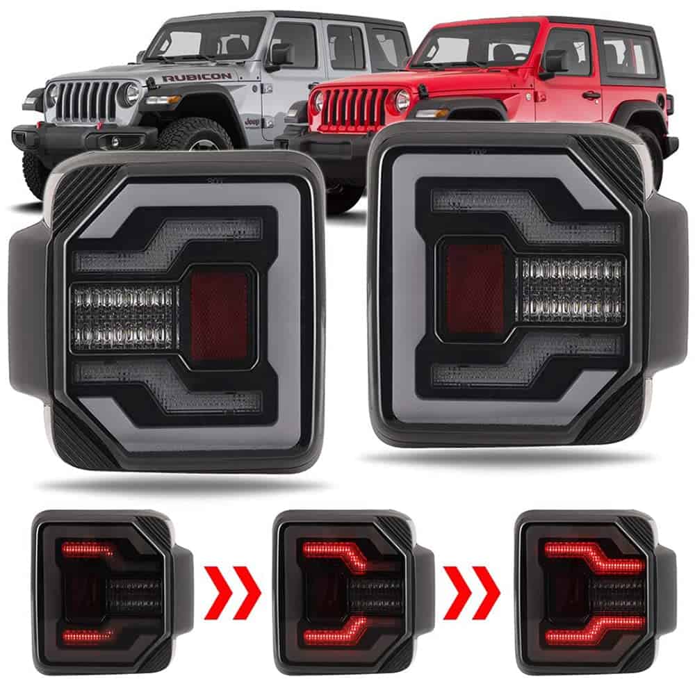 Winjet Compatible con Jeep [2018-2024 Jeep Wrangler JL]