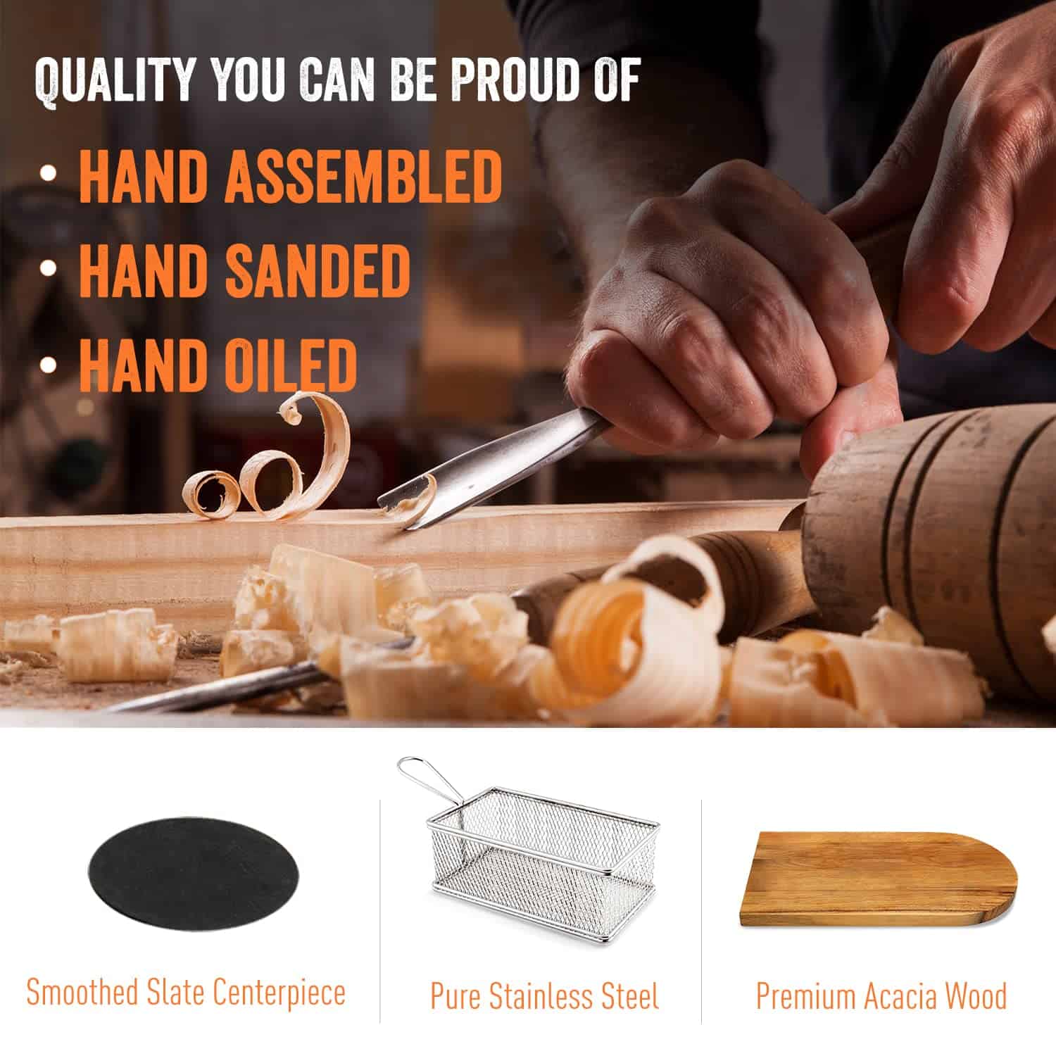 Set de Servicio de Hamburguesas Yukon Glory, Perfecto Para - Imagen 7