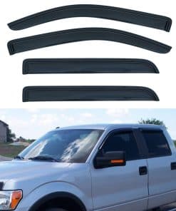 Juego de 4 Viseras de Ventana Compatible con Ford F150