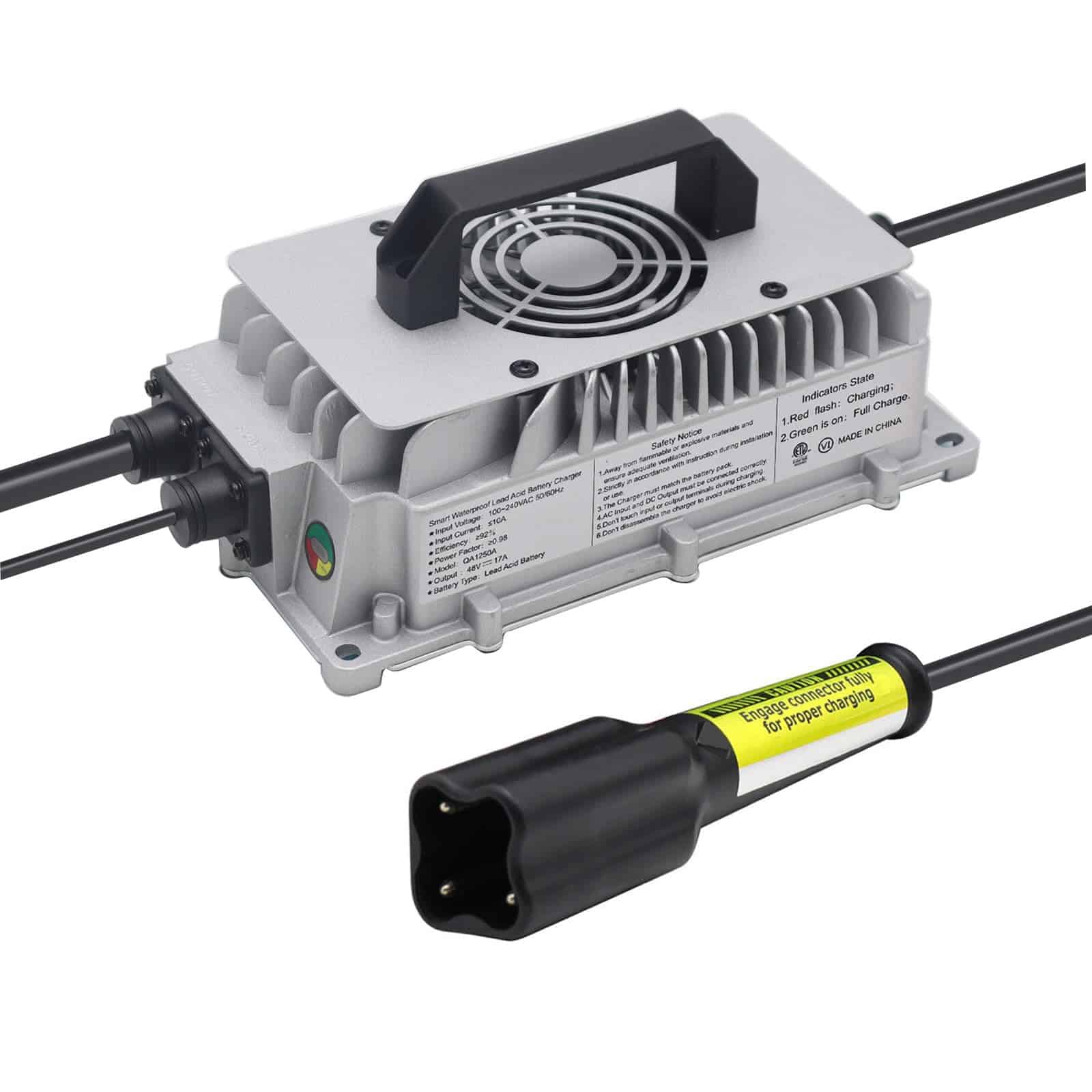 Cargador de batería de repuesto de 48 voltios 17 amperios