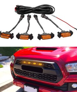 Seven Sparta 4 PCS Luces LED para Parrilla con Adaptador de