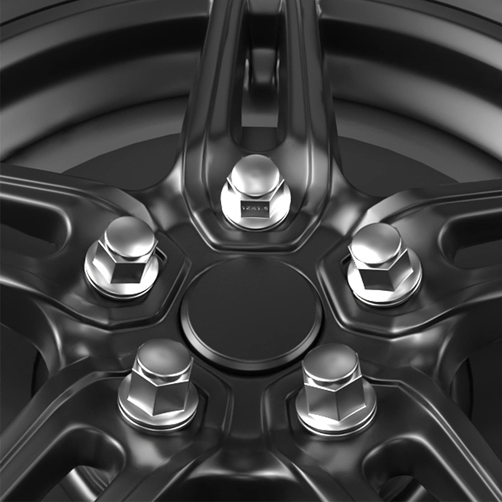 12x1.5 Tuercas de Rueda 20 Pzas Cromadas Estilo Mag Cerrado - Imagen 5