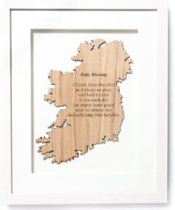 Biddy Murphy Irish Gifts, Cuadro de Pared de Madera Natural