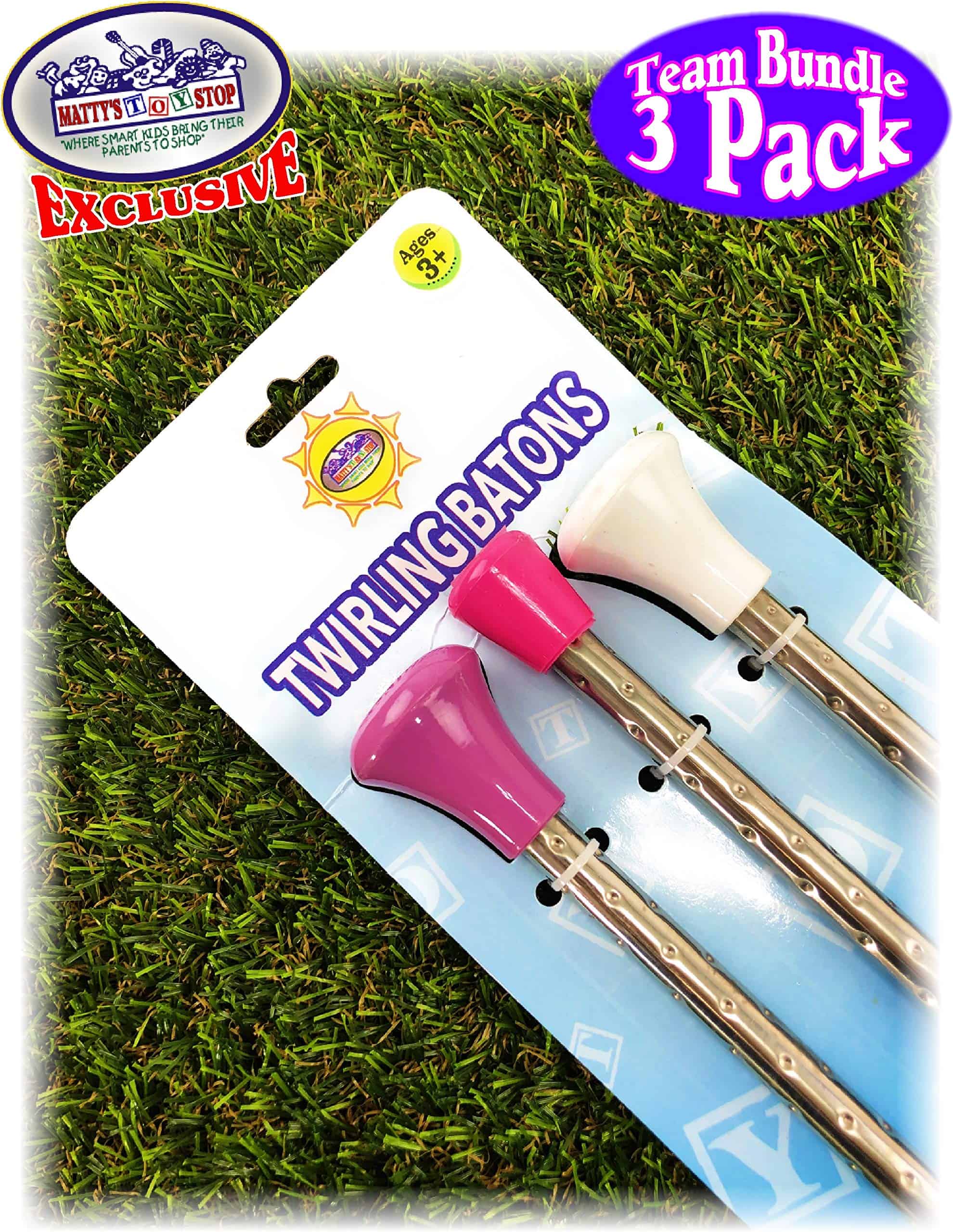 Set de regalo de equipo Deluxe Twirling Baton Pink, White & - Imagen 4
