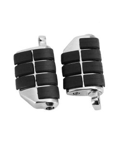 Estriberas cromadas para motocicleta Estriberas de