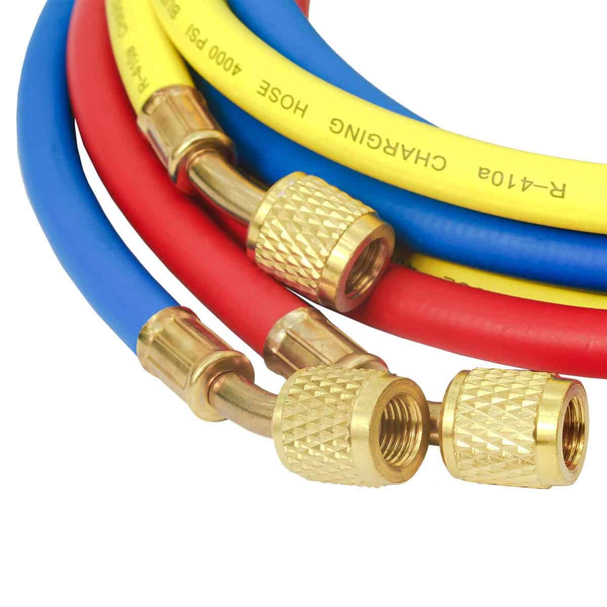 Manguera de Carga de Refrigerante Elitech para R134a R404a - Imagen 9