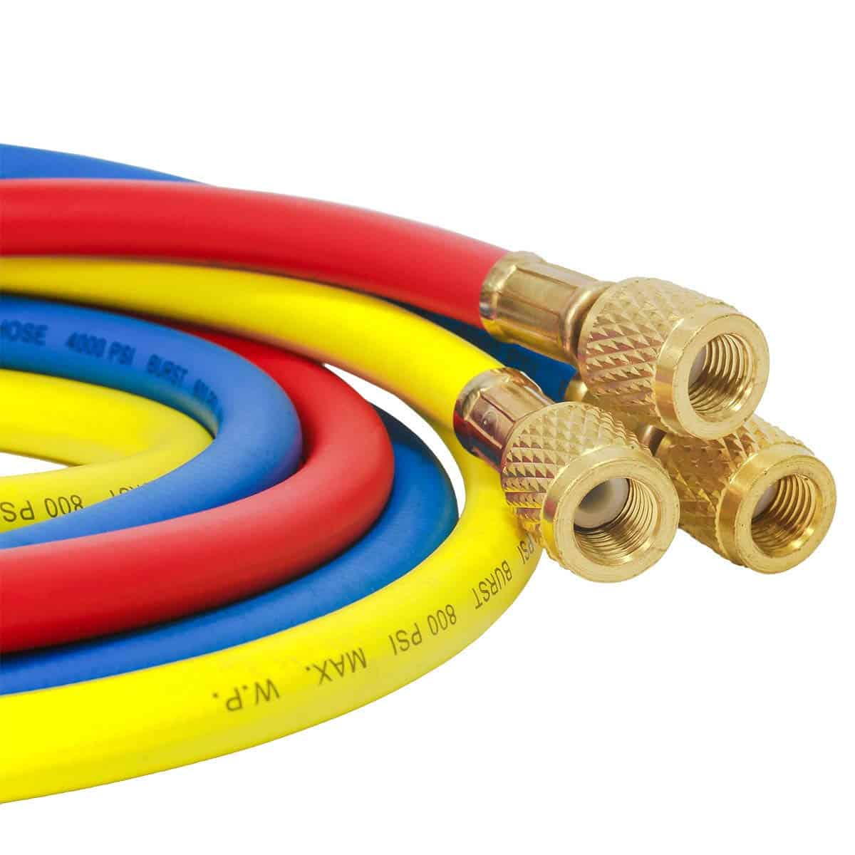 Manguera de Carga de Refrigerante Elitech para R134a R404a - Imagen 10