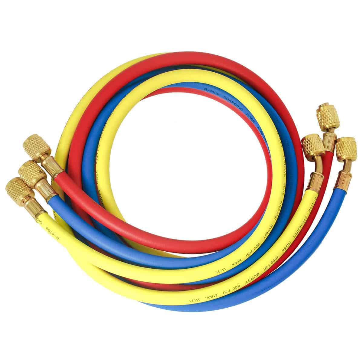 Manguera de Carga de Refrigerante Elitech para R134a R404a - Imagen 6