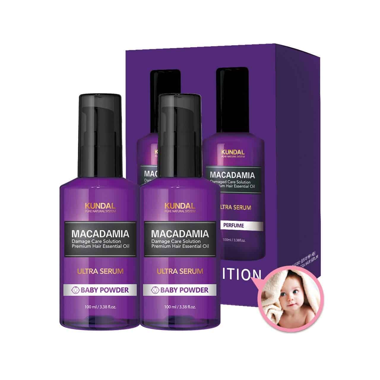 Kundal Pure Natural System, Macadamia Ultra Hair Serum,