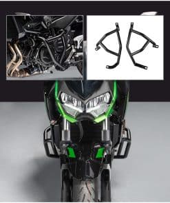 Protector de motor para motocicleta de acero para impactos