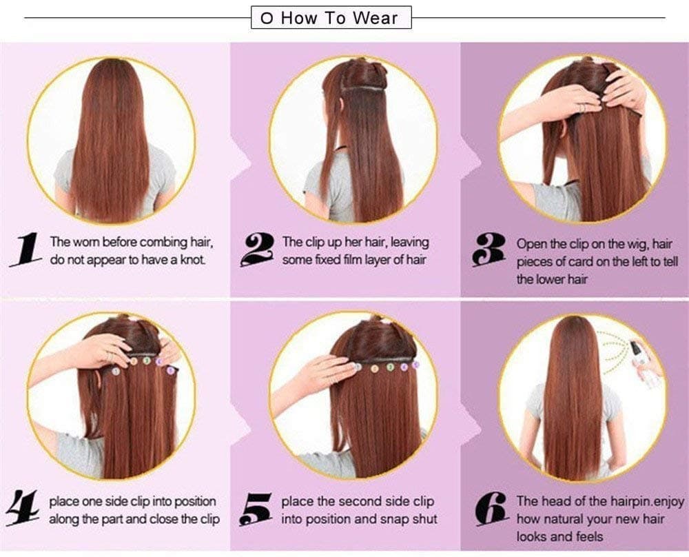 Extensiones de Cabello Clip en Ondas de Agua de 10 pulgadas - Imagen 8