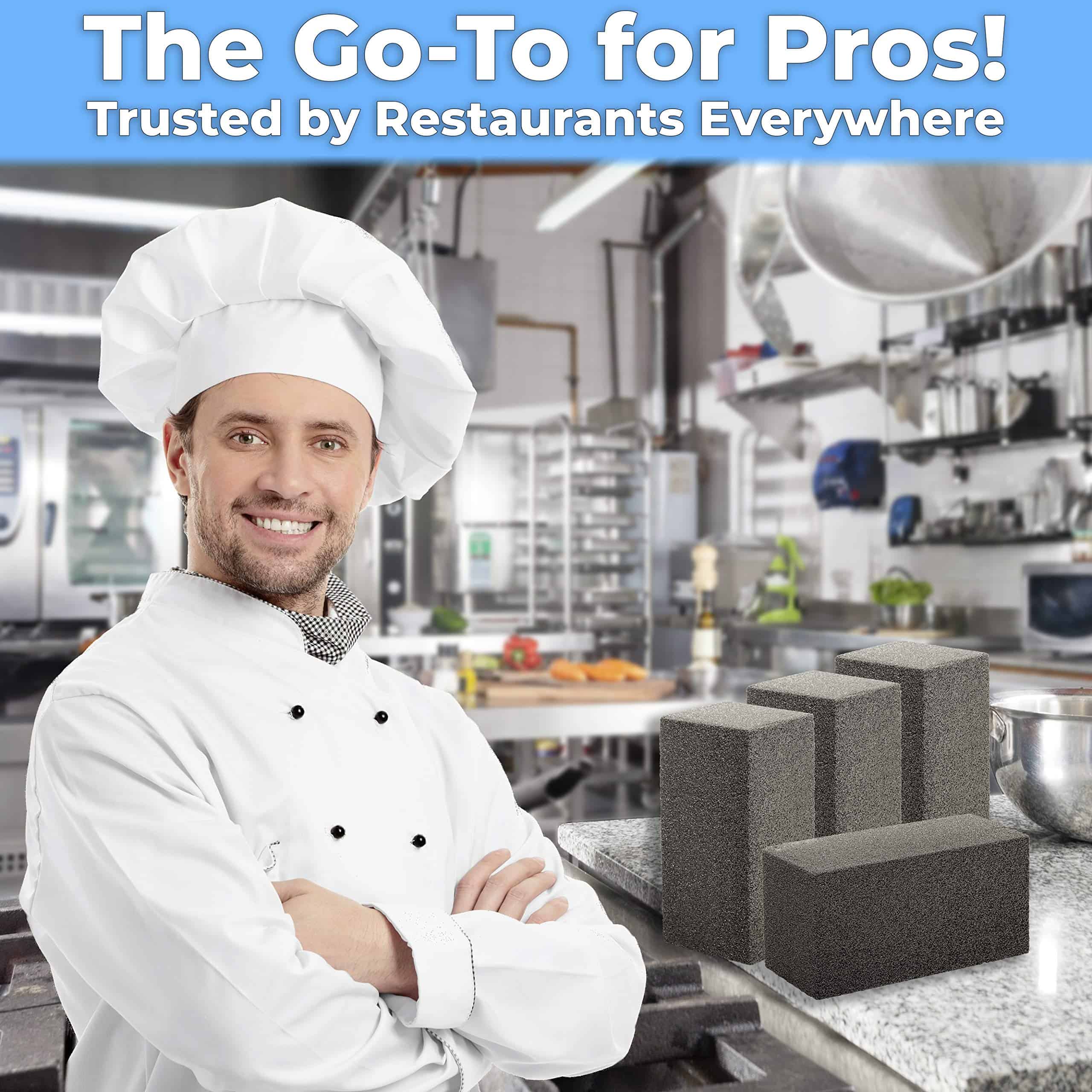 Ladrillos de limpieza para parrilla de grado de restaurante - Imagen 4