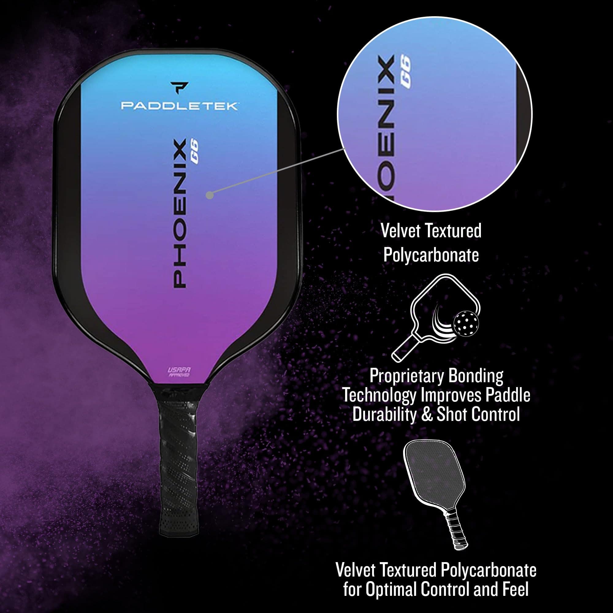 Pala de Pickleball Paddletek Phoenix G6 | Paletas - Imagen 6