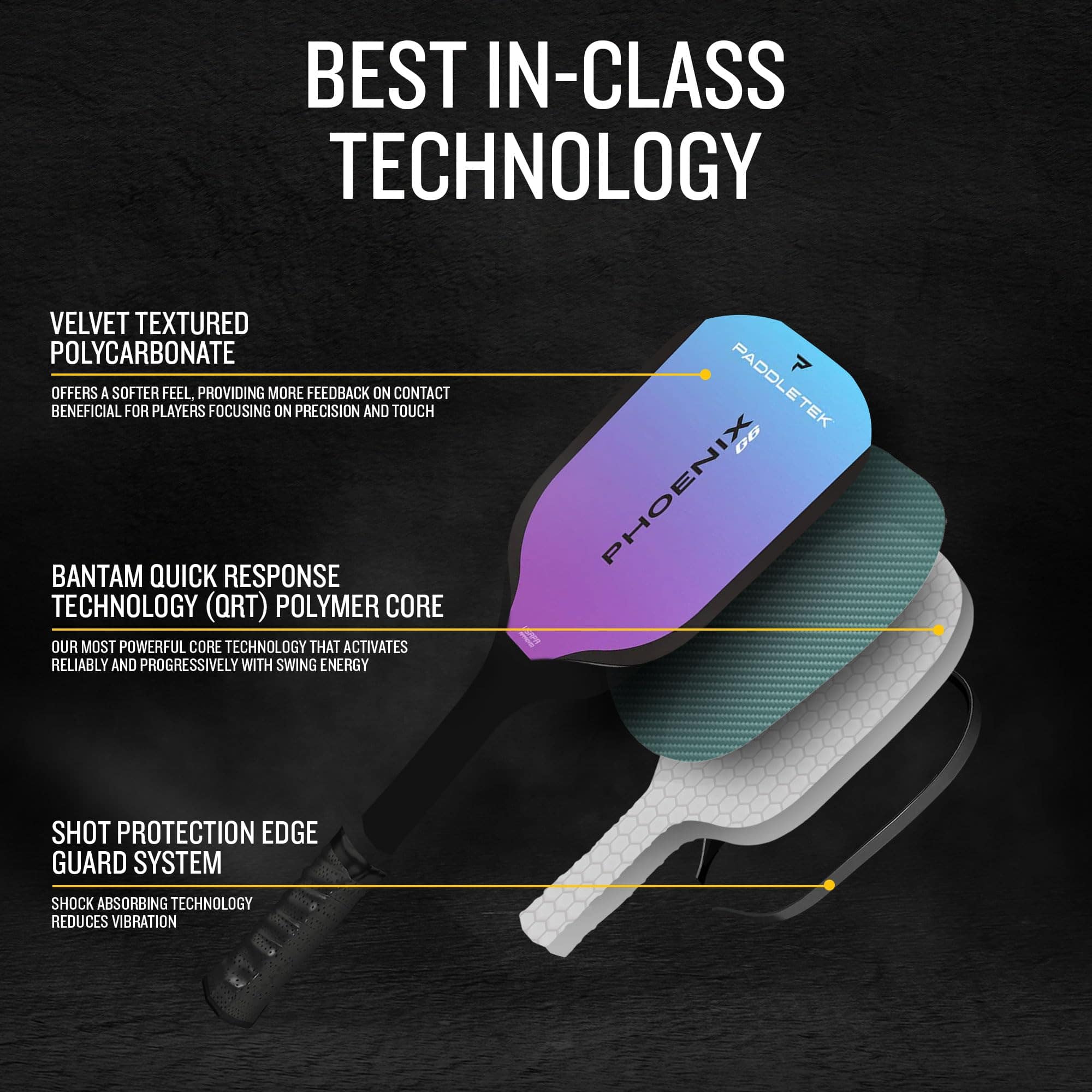 Pala de Pickleball Paddletek Phoenix G6 | Paletas - Imagen 5