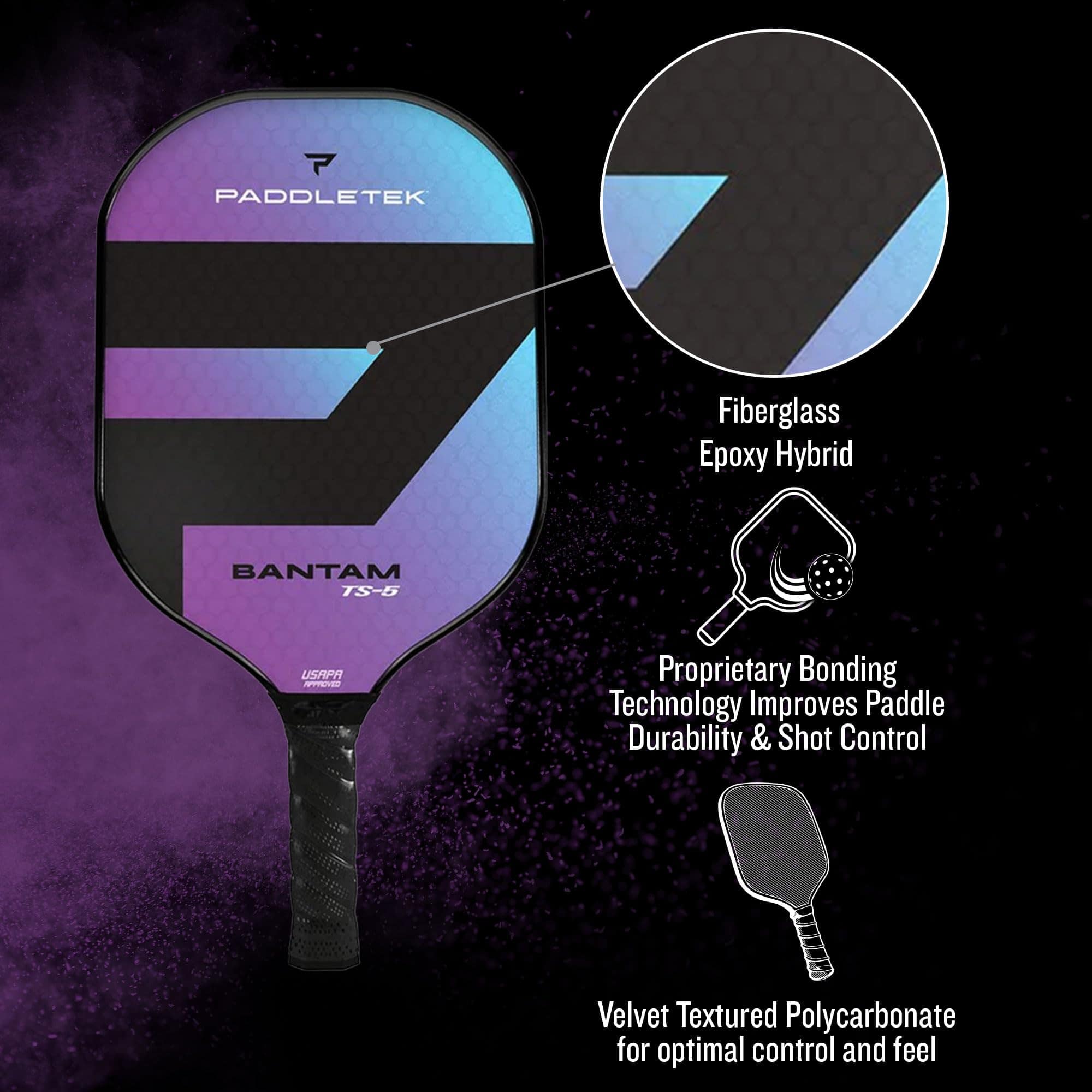 Pala de Pickleball Paddletek Bantam TS-5 | Palas - Imagen 6
