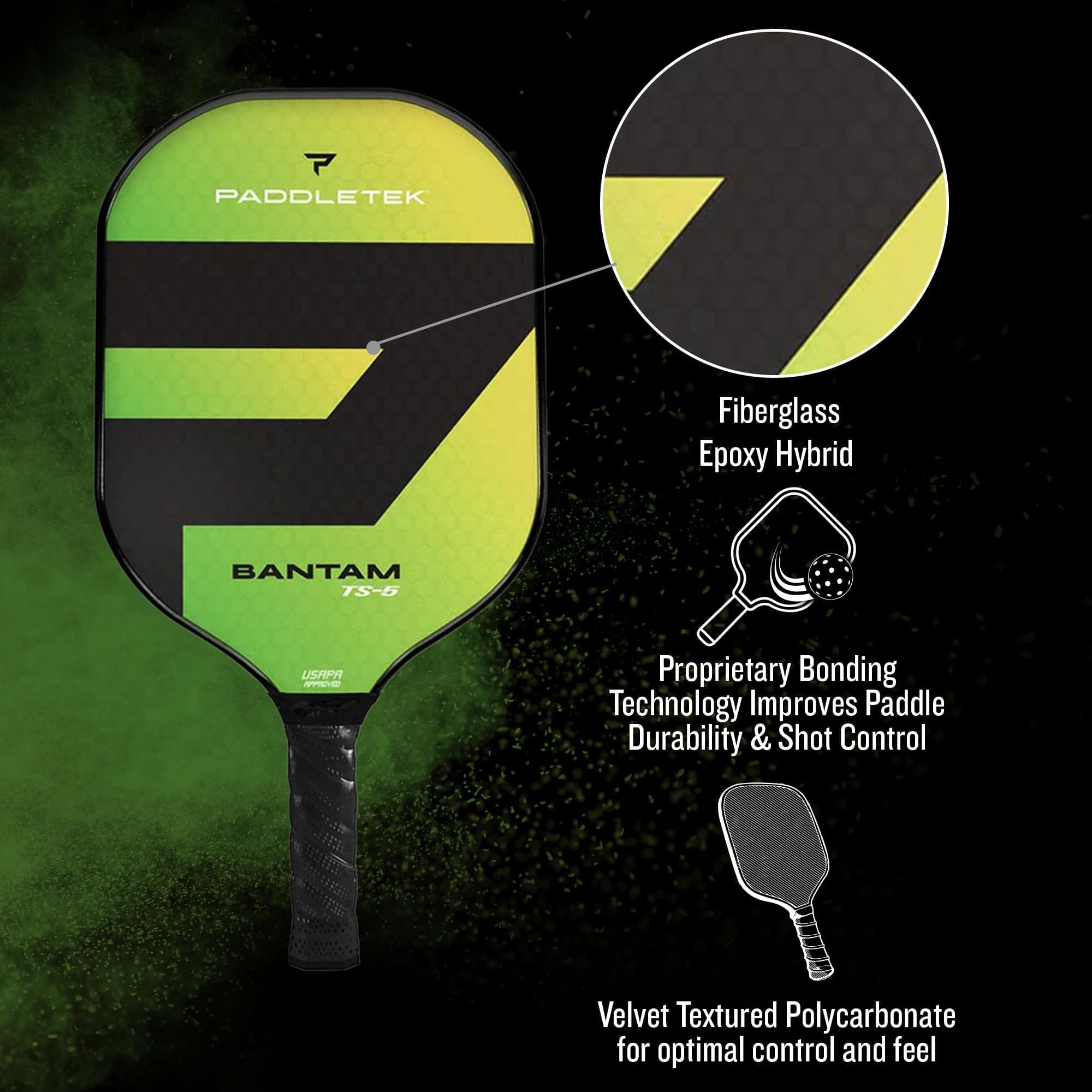 Paddletek Bantam TS-5 Pala de Pickleball | Palas de - Imagen 6