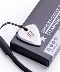 GPCA - Púa de guitarra de titanio, púa de metal de 3 mm de