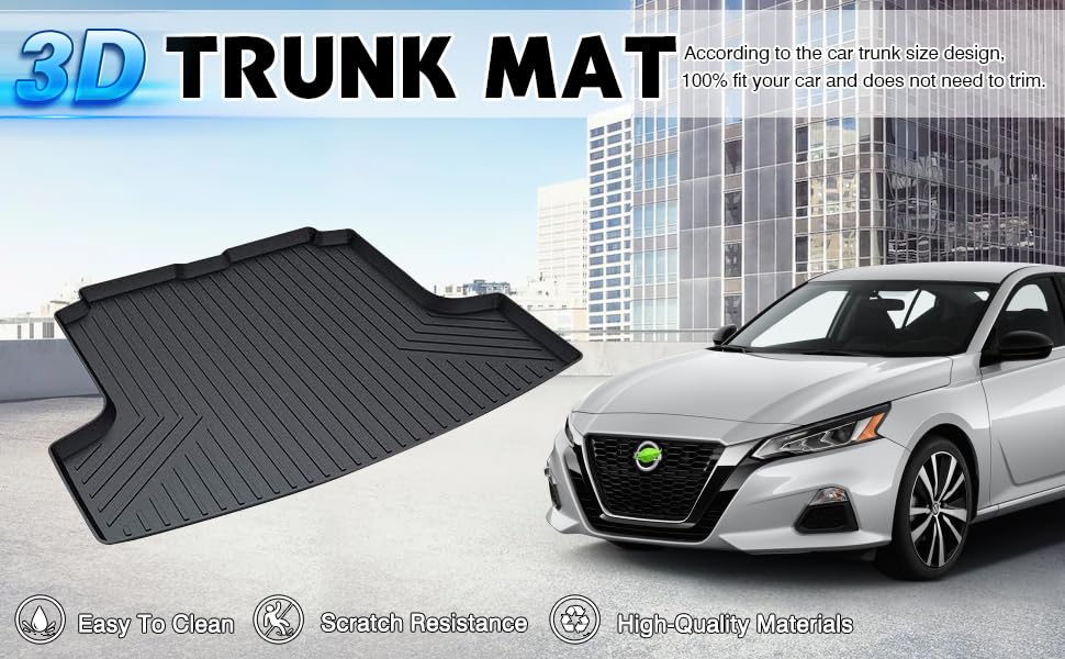 Tapete de maletero para Nissan Altima Sedan 2019-2023 2024 - Imagen 9