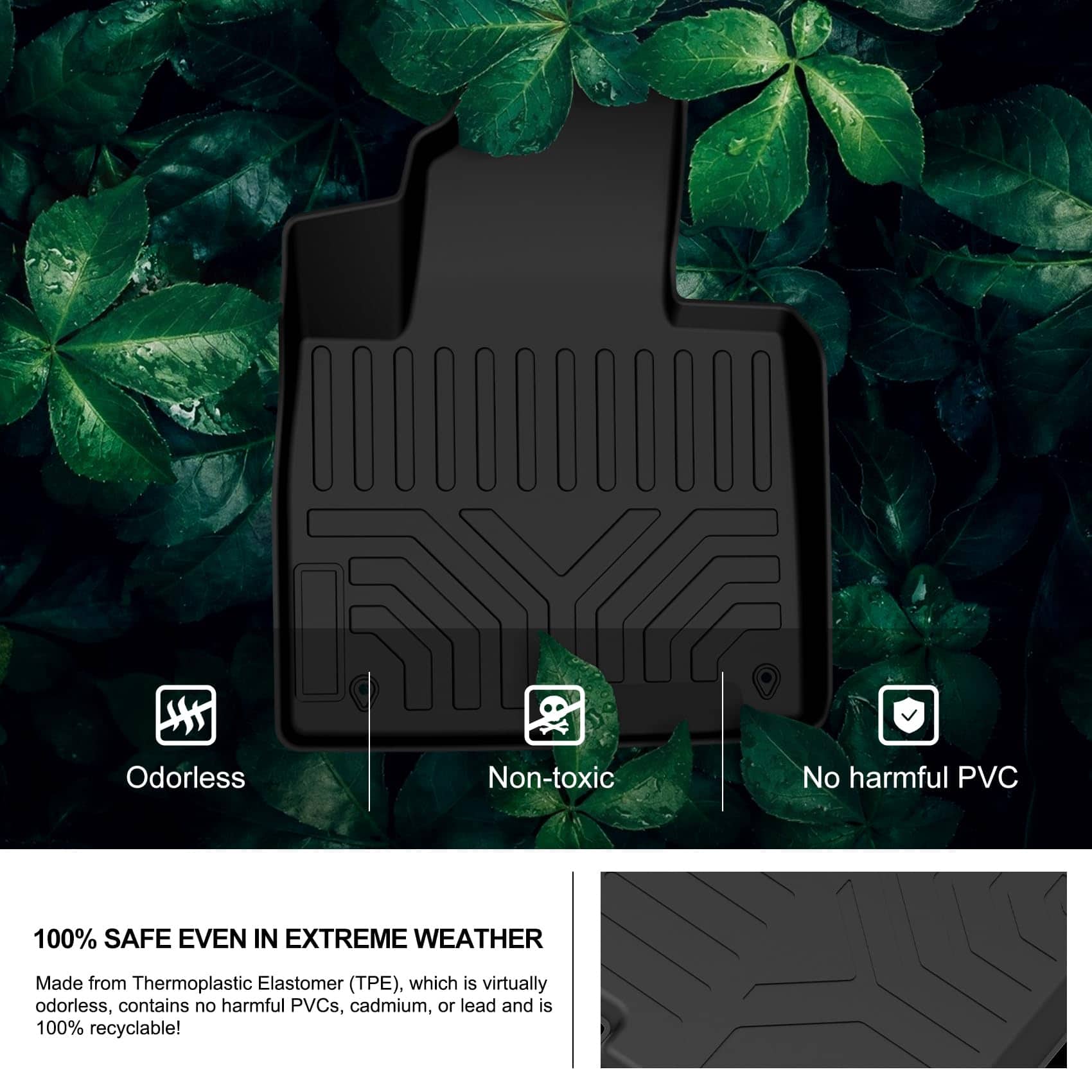 Tapetes para Hyundai Santa Fe 2019 2020 Todo Clima Liners - Imagen 5