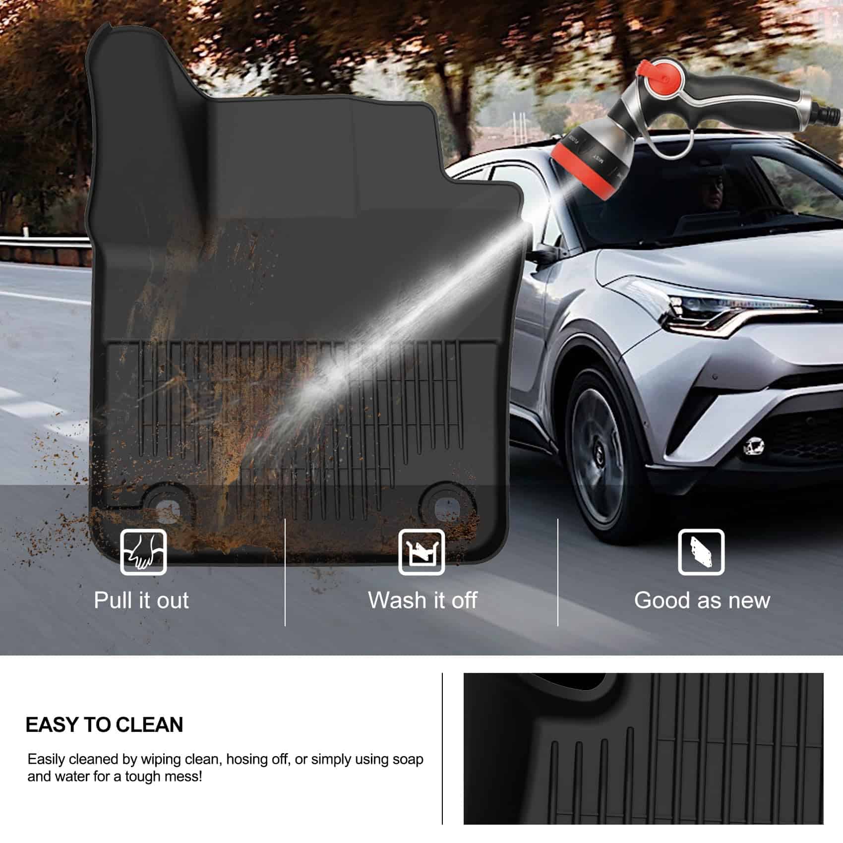 Juego de tapetes para piso KIWI MASTER para Toyota C-HR - Imagen 8