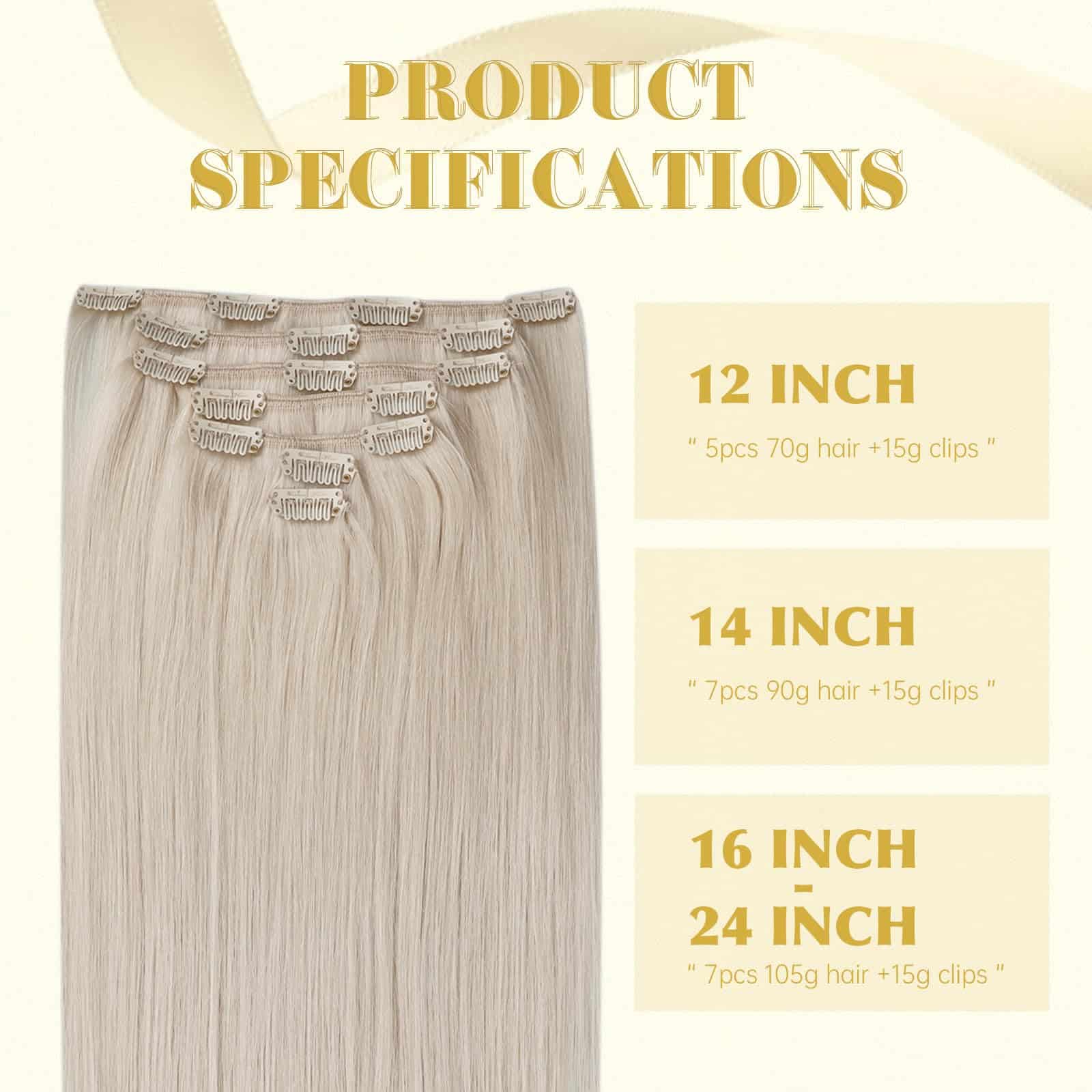 Extensiones de Cabello Clip en Human Hair por Ve Sunny - - Imagen 7