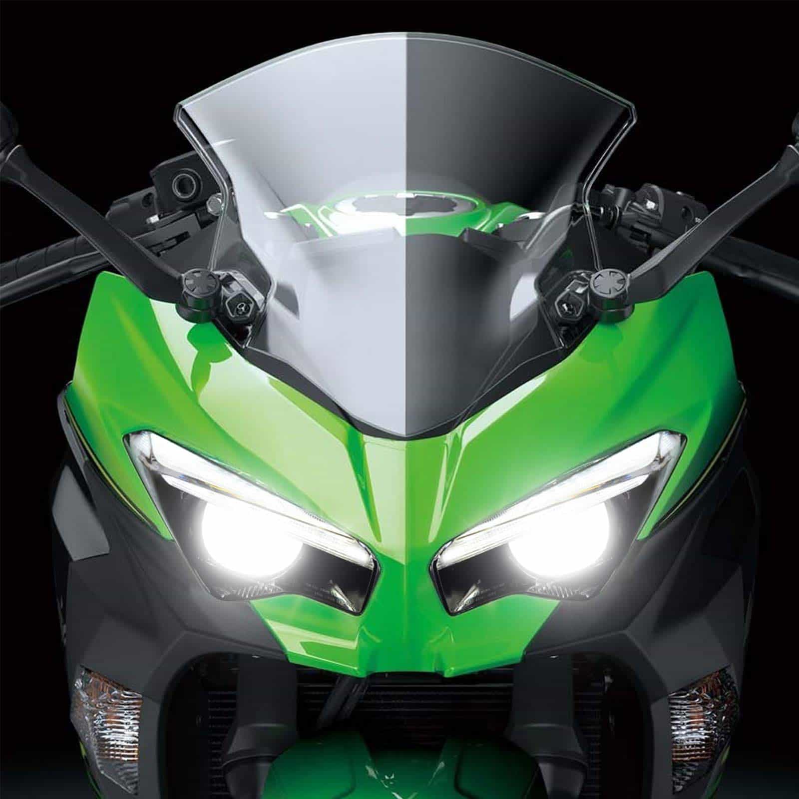 Ensamblaje de faros LED KT para Kawasaki Ninja 400 2018+ / - Imagen 4