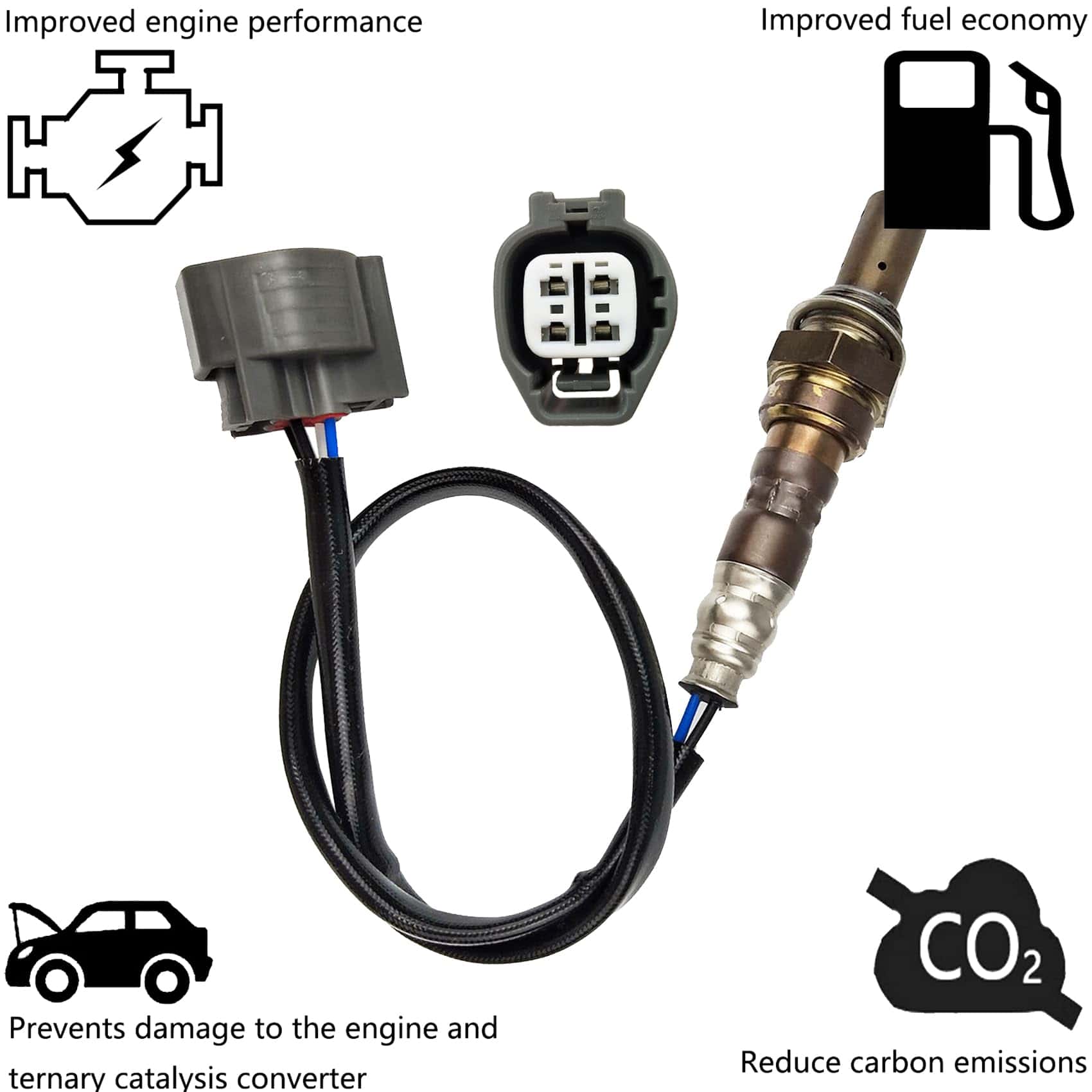 Sensor de oxígeno delantero de relación aire/combustible - Imagen 4