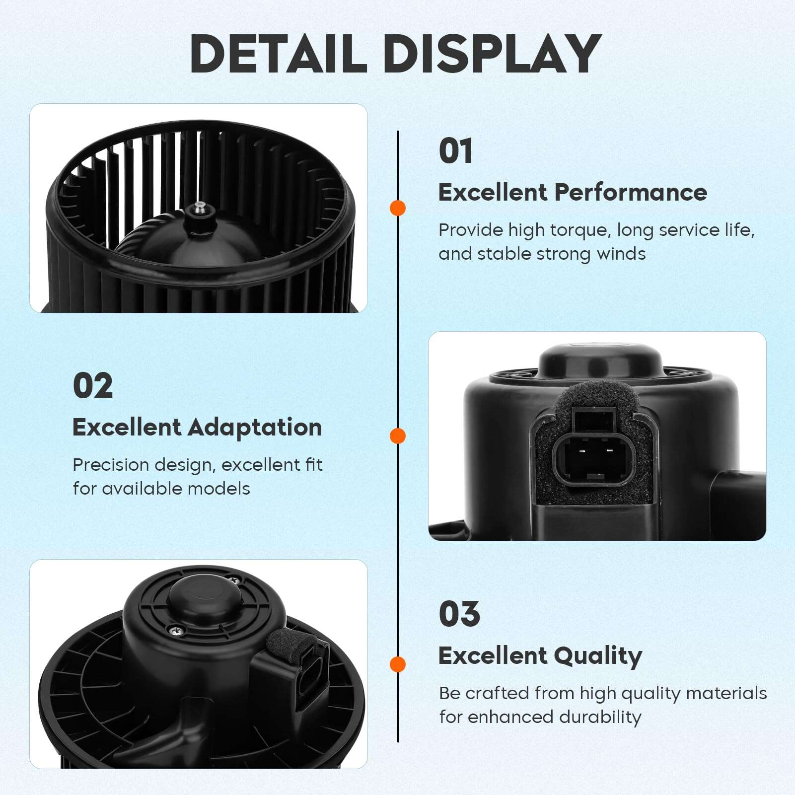 Ensamblaje del Motor del Soplador HVAC 89019320 89019301 - Imagen 3