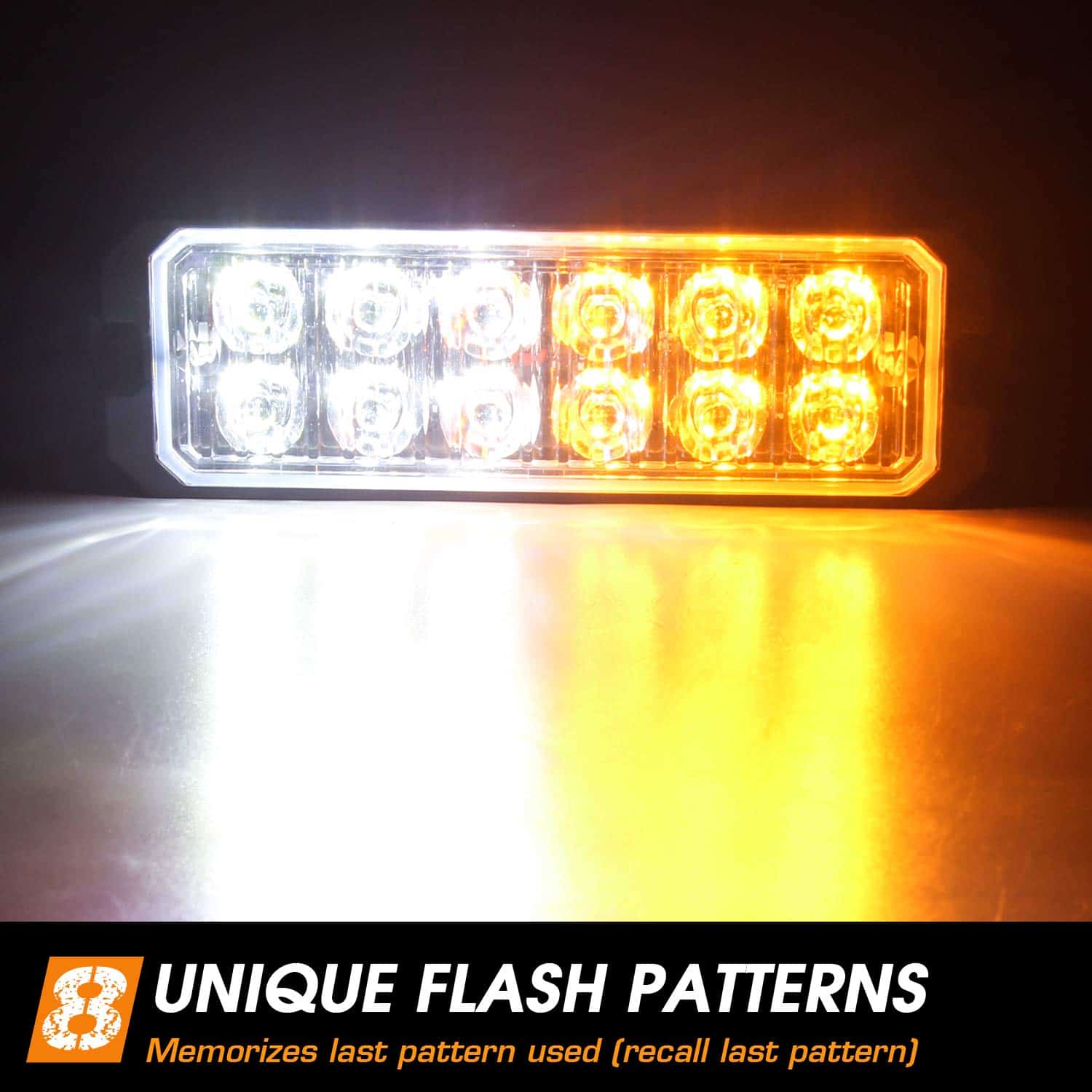 LINKITOM 12-24V 12-LED Super Bright Sync Feature Emergency - Imagen 6